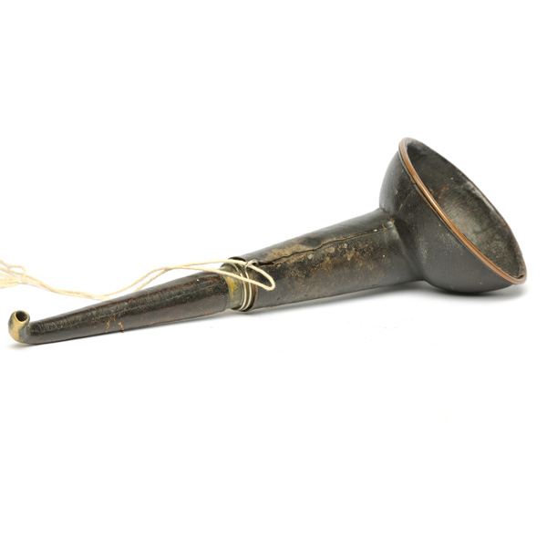 picture shows telescopic 2 pc ear trumpet @ EarTrumpets.com