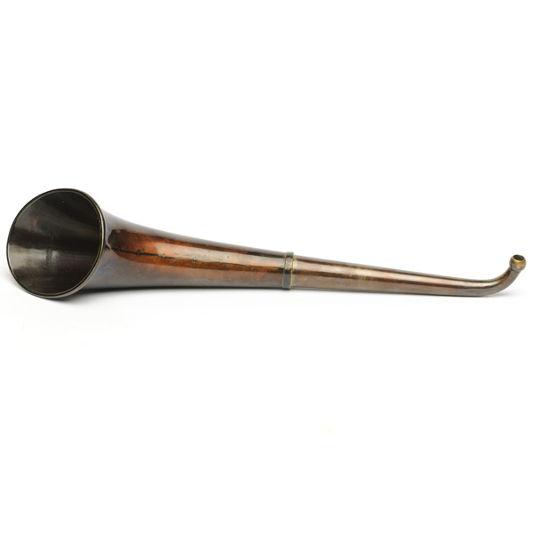 picture shows telescopic 2 pc ear trumpet @ EarTrumpets.com