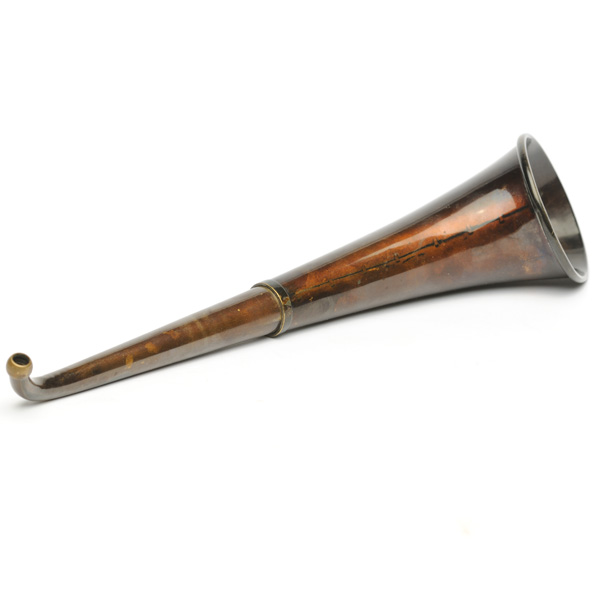 picture shows telescopic 2 pc ear trumpet @ EarTrumpets.com