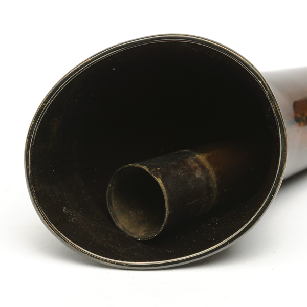 picture shows telescopic 2 pc ear trumpet @ EarTrumpets.com