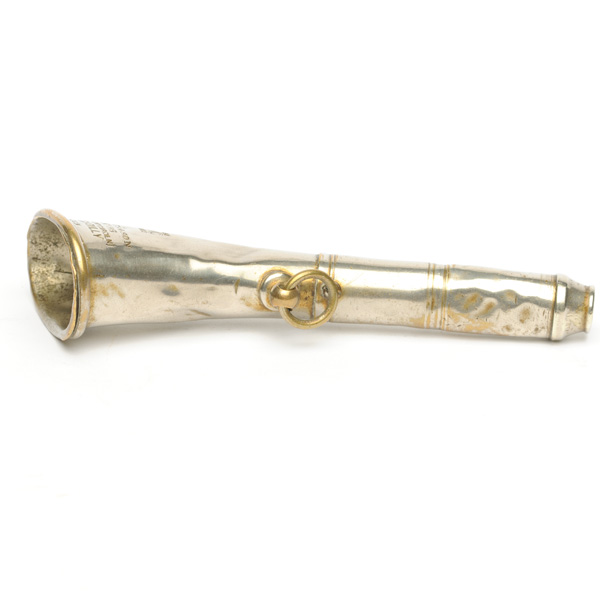 picture shows one piece ear trumpet @ EarTrumpets.com