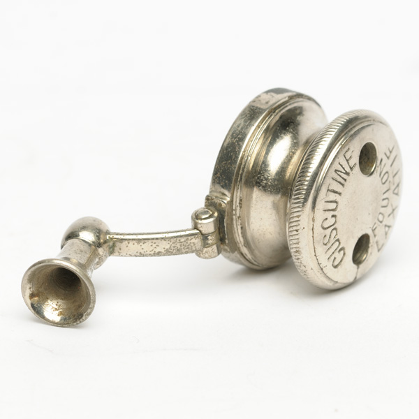 picture shows stethoscope ear trumpet @ EarTrumpets.com