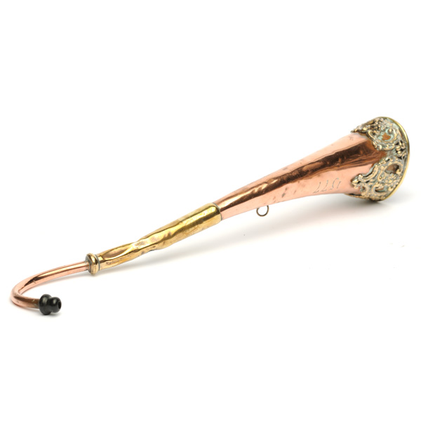 picture shows one piece ear trumpet @ EarTrumpets.com