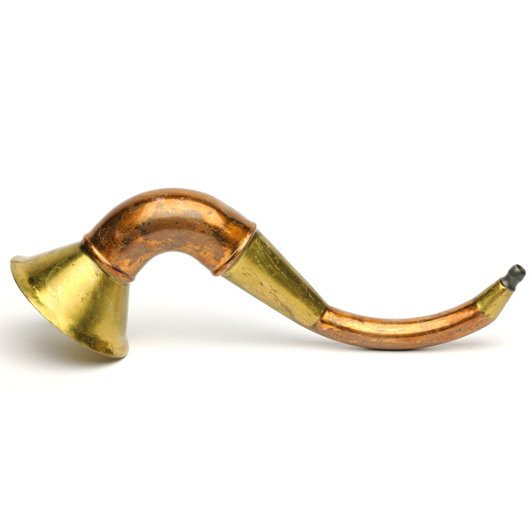 picture shows one piece ear trumpet @ EarTrumpets.com