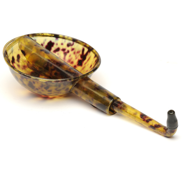 picture shows banjo ear trumpet @ EarTrumpets.com