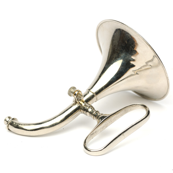 picture shows one piece ear trumpet @ EarTrumpets.com