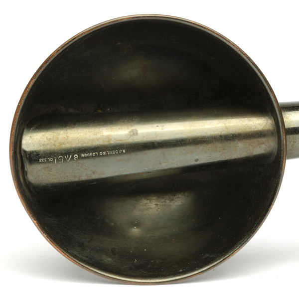 picture shows banjo ear trumpet @ EarTrumpets.com