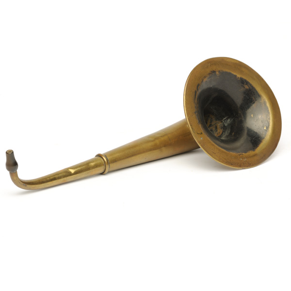 picture shows telescopic 2 pc ear trumpet @ EarTrumpets.com