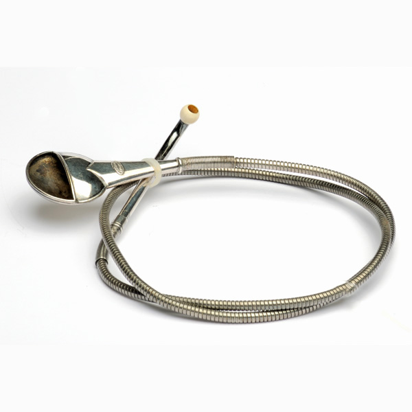 picture shows con tube ear trumpet @ EarTrumpets.com