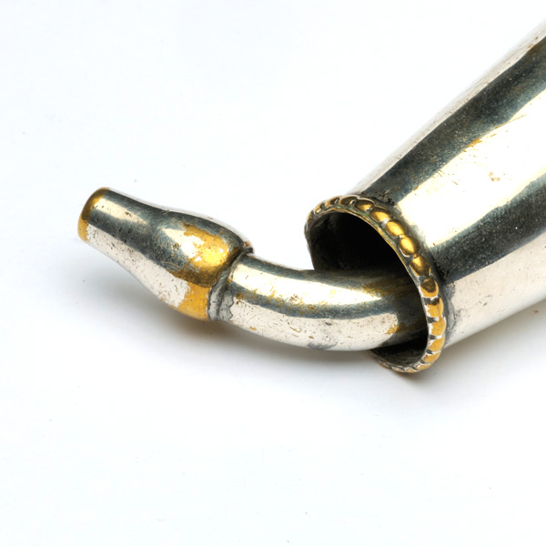 picture shows telescopic 2 pc ear trumpet @ EarTrumpets.com