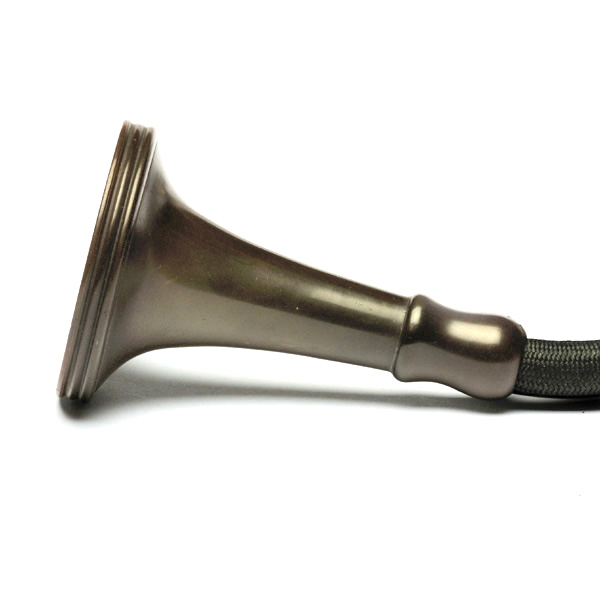 picture shows con tube ear trumpet @ EarTrumpets.com
