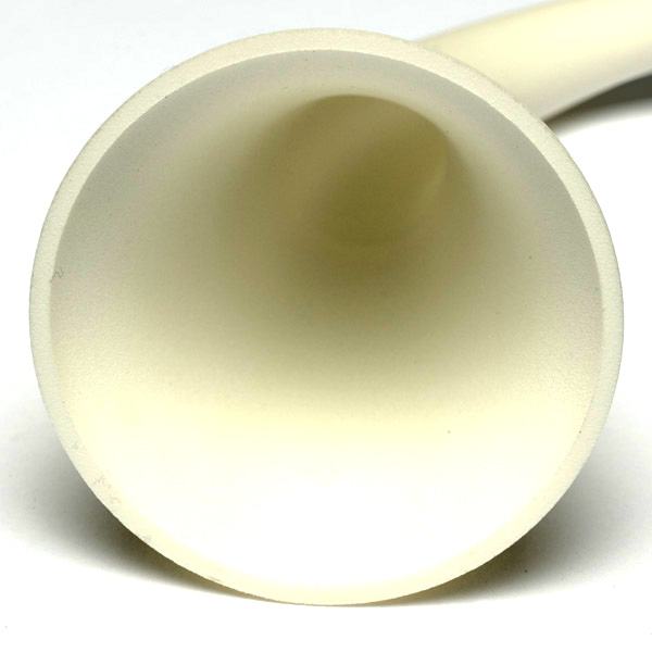 picture shows digitally printed ear trumpet @ EarTrumpets.com