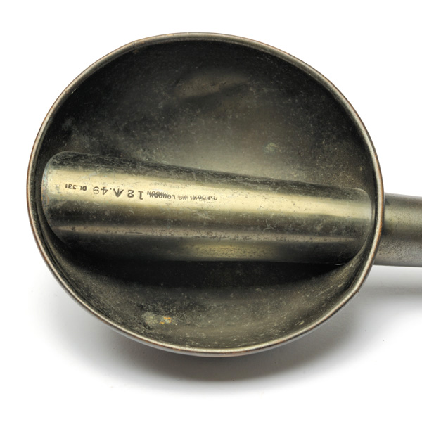 picture shows banjo ear trumpet @ EarTrumpets.com
