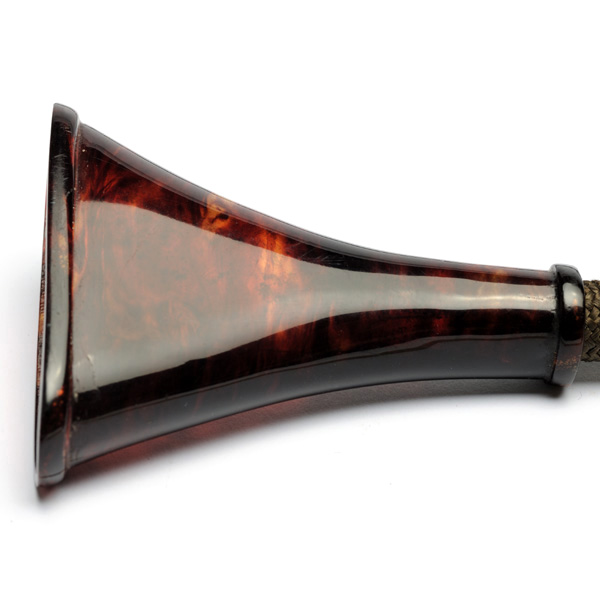 picture shows con tube ear trumpet @ EarTrumpets.com