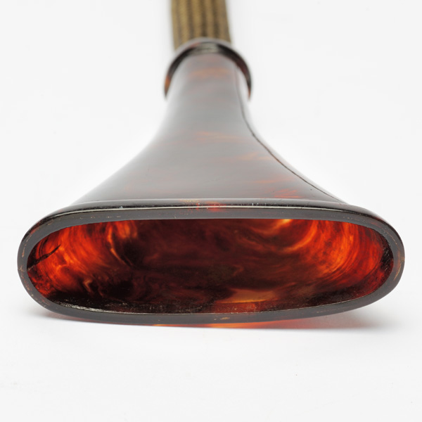 picture shows con tube ear trumpet @ EarTrumpets.com