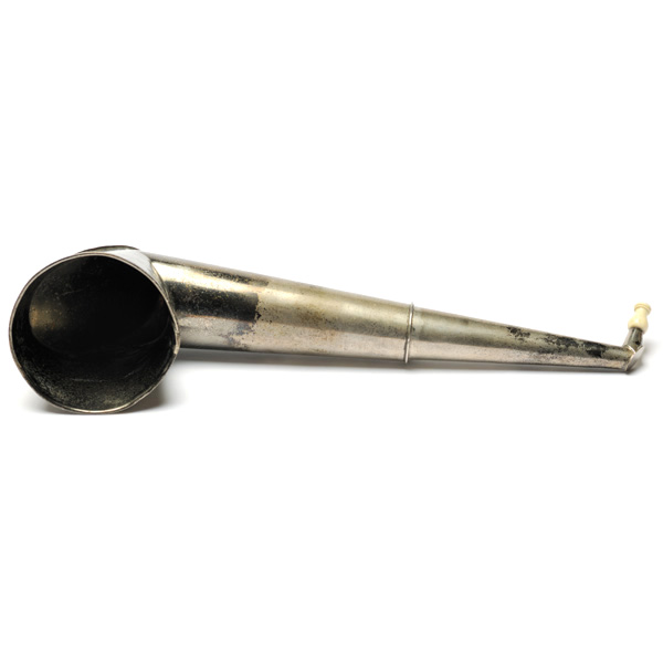 picture shows telescopic 2 pc ear trumpet @ EarTrumpets.com