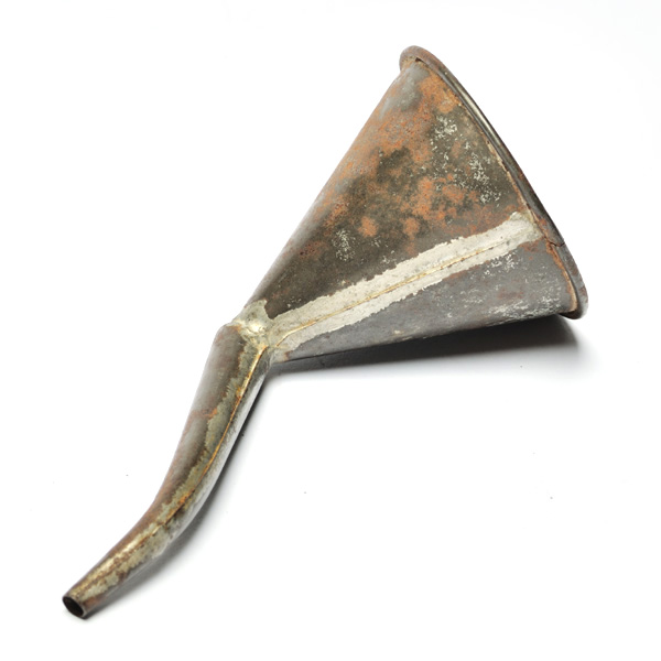 picture shows home-made ear trumpet @ EarTrumpets.com