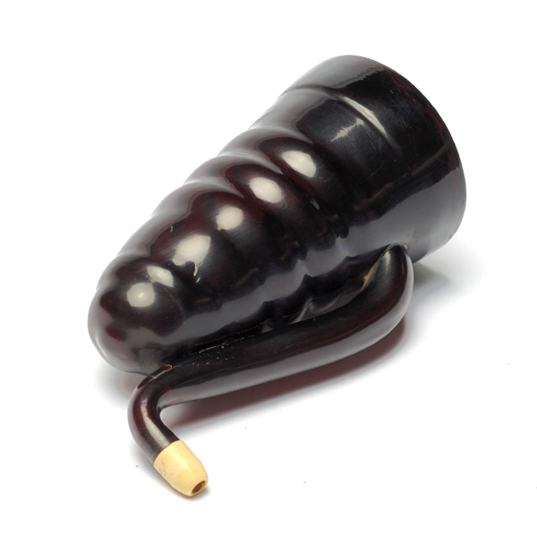 picture shows beehive ear trumpet @ EarTrumpets.com