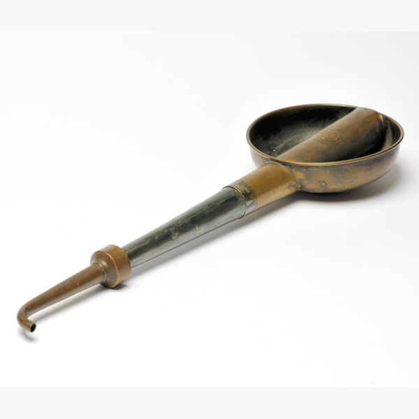 picture shows banjo ear trumpet @ EarTrumpets.com