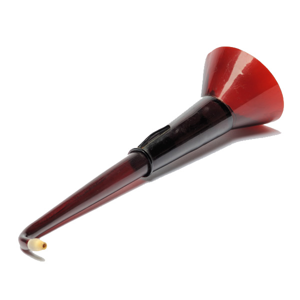 picture shows telescopic 2 pc ear trumpet @ EarTrumpets.com