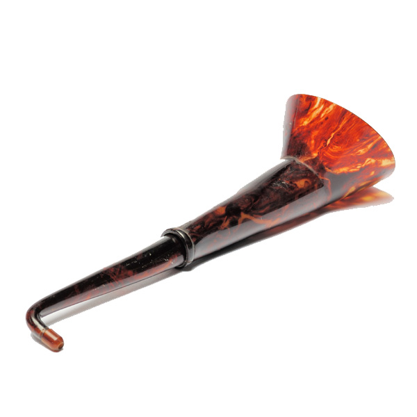 picture shows telescopic 2 pc ear trumpet @ EarTrumpets.com