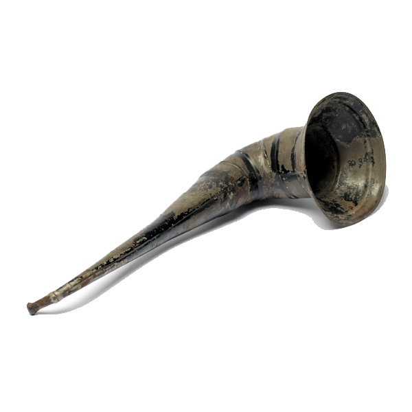 picture shows one piece ear trumpet @ EarTrumpets.com