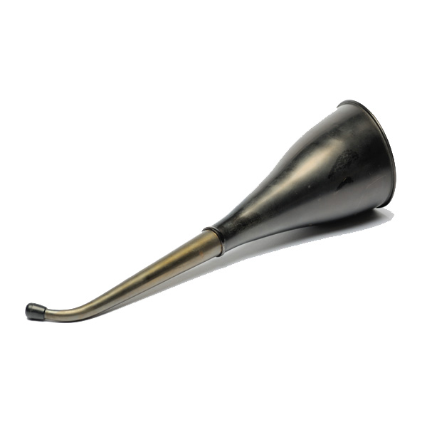 picture shows telescopic 2 pc ear trumpet @ EarTrumpets.com