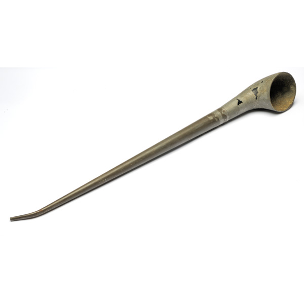 picture shows home-made ear trumpet @ EarTrumpets.com
