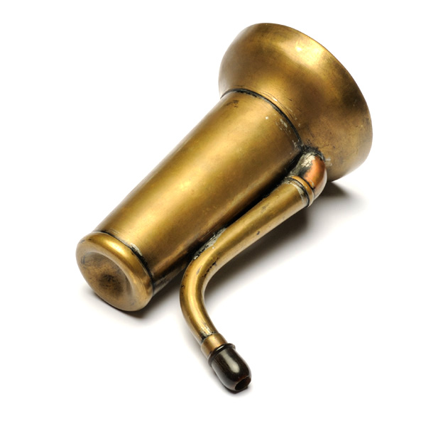 picture shows london dome ear trumpet @ EarTrumpets.com