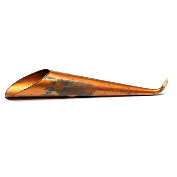 picture shows one piece ear trumpet @ EarTrumpets.com