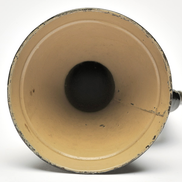 picture shows folded ear trumpet @ EarTrumpets.com