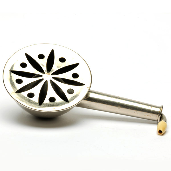 picture shows large dome ear trumpet @ EarTrumpets.com