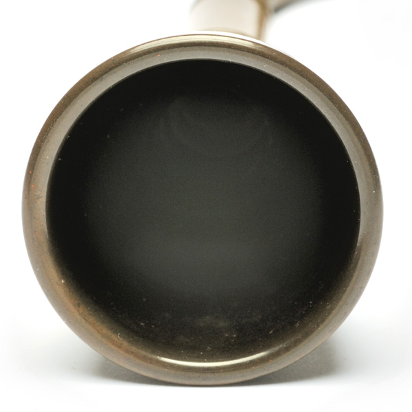picture shows one piece ear trumpet @ EarTrumpets.com