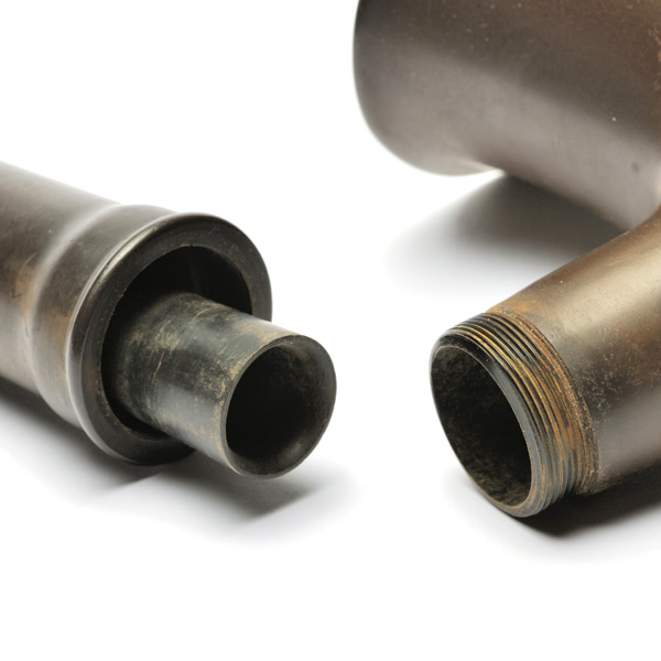 picture shows telescopic 2 pc ear trumpet @ EarTrumpets.com