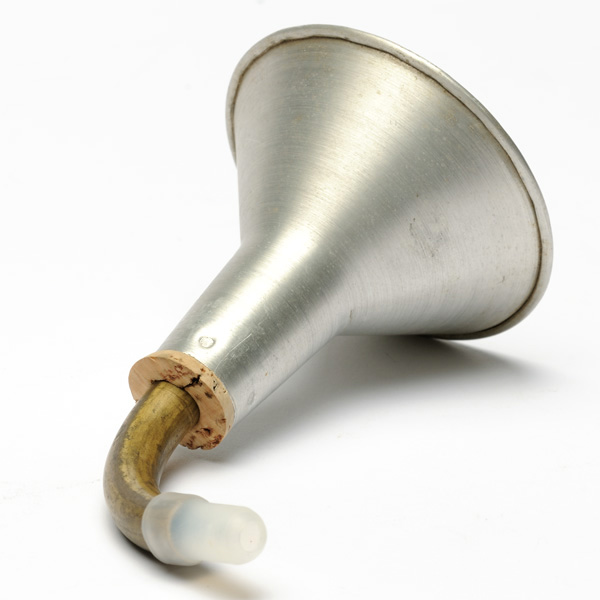 picture shows quack ear trumpet @ EarTrumpets.com