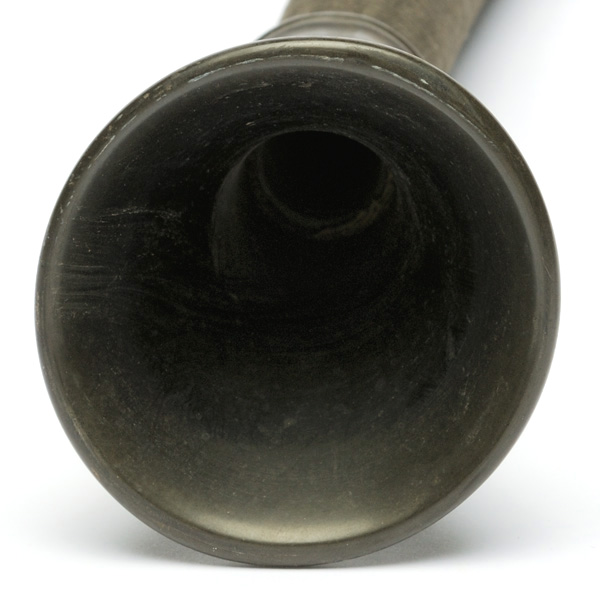 picture shows con tube ear trumpet @ EarTrumpets.com