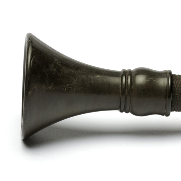 picture shows con tube ear trumpet @ EarTrumpets.com