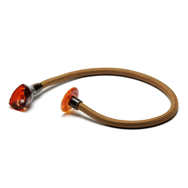 picture shows con tube ear trumpet @ EarTrumpets.com