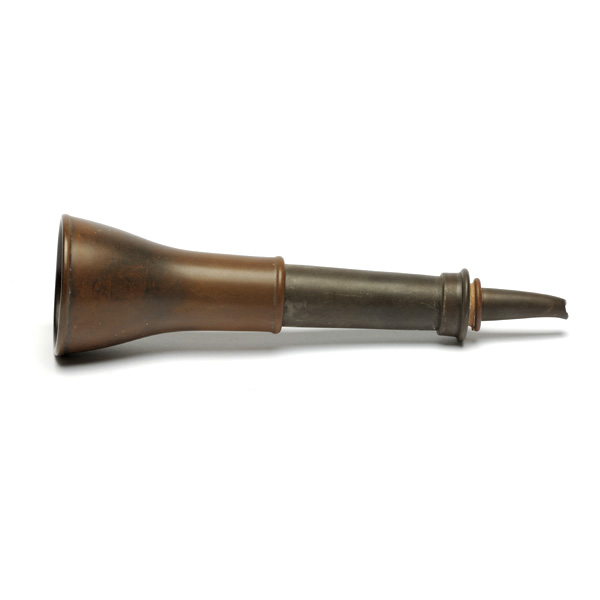 picture shows telescopic 2 pc ear trumpet @ EarTrumpets.com