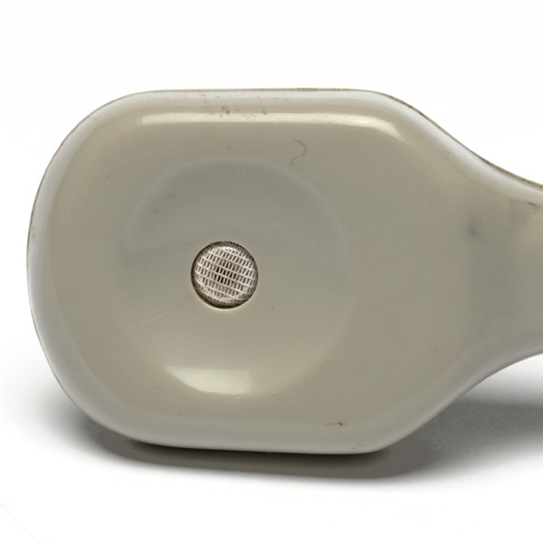 picture shows con tube ear trumpet @ EarTrumpets.com