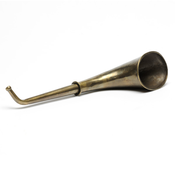 picture shows telescopic 2 pc ear trumpet @ EarTrumpets.com