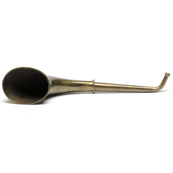 picture shows telescopic 2 pc ear trumpet @ EarTrumpets.com