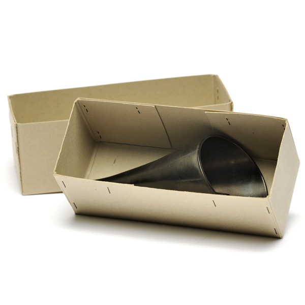 picture shows telescopic 2 pc ear trumpet @ EarTrumpets.com