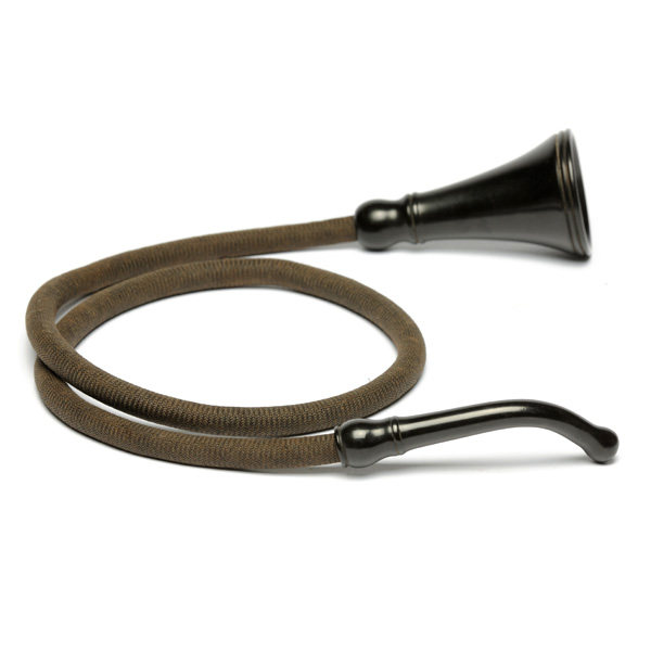 picture shows con tube ear trumpet @ EarTrumpets.com
