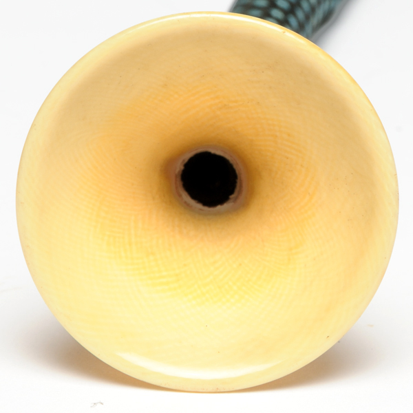 picture shows con tube ear trumpet @ EarTrumpets.com