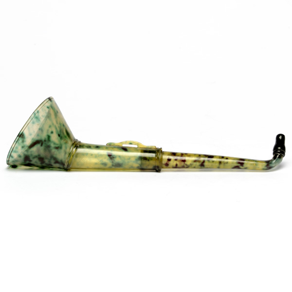 picture shows telescopic 2 pc ear trumpet @ EarTrumpets.com