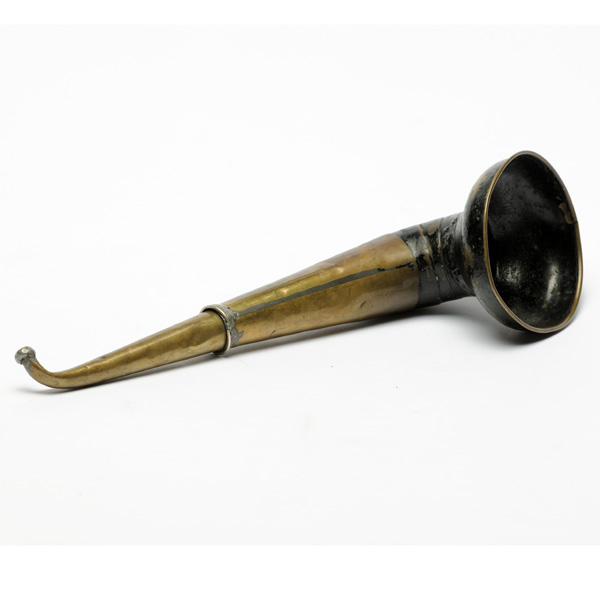 picture shows telescopic 2 pc ear trumpet @ EarTrumpets.com