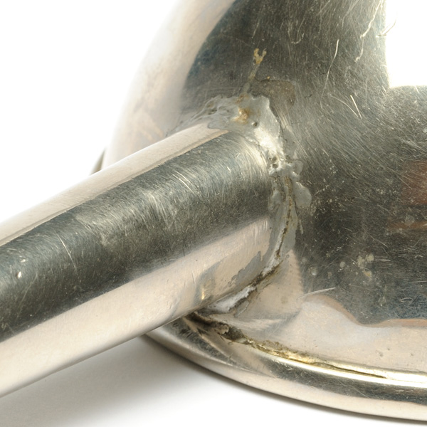 picture shows large dome ear trumpet @ EarTrumpets.com