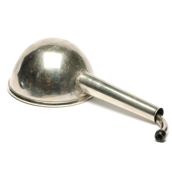 picture shows large dome ear trumpet @ EarTrumpets.com