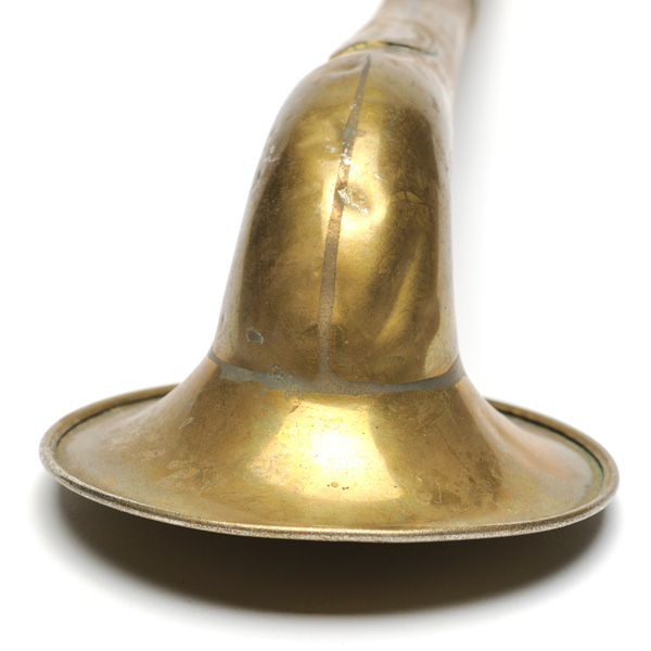 picture shows one piece ear trumpet @ EarTrumpets.com